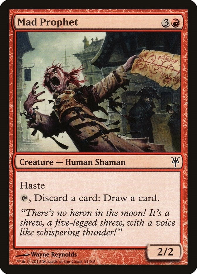 Image for Mad Prophet (51) (Duel Decks: Sorin vs. Tibalt) - Magic: The Gathering