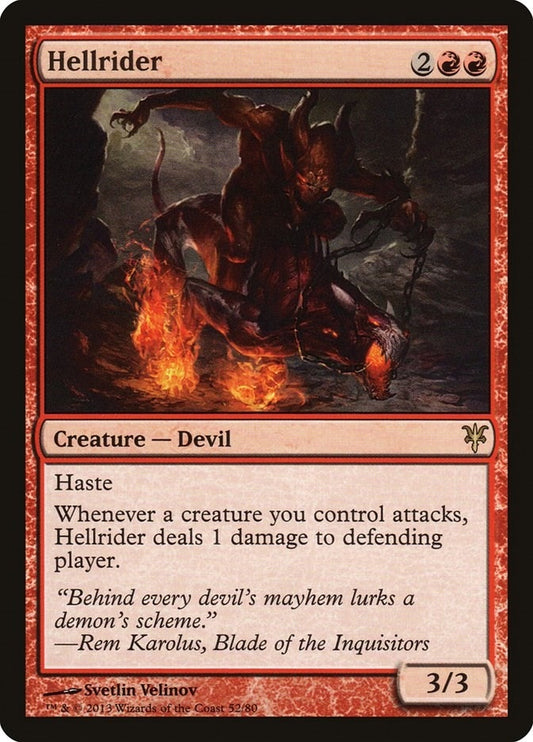 Image for Hellrider (52) (Duel Decks: Sorin vs. Tibalt) - Magic: The Gathering