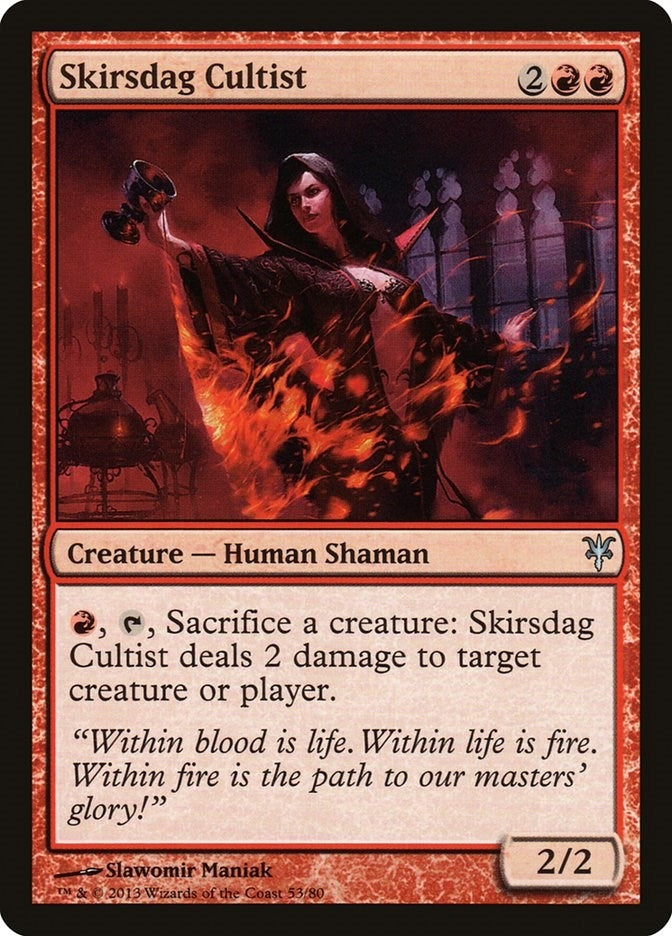 Image for Skirsdag Cultist (53) (Duel Decks: Sorin vs. Tibalt) - Magic: The Gathering