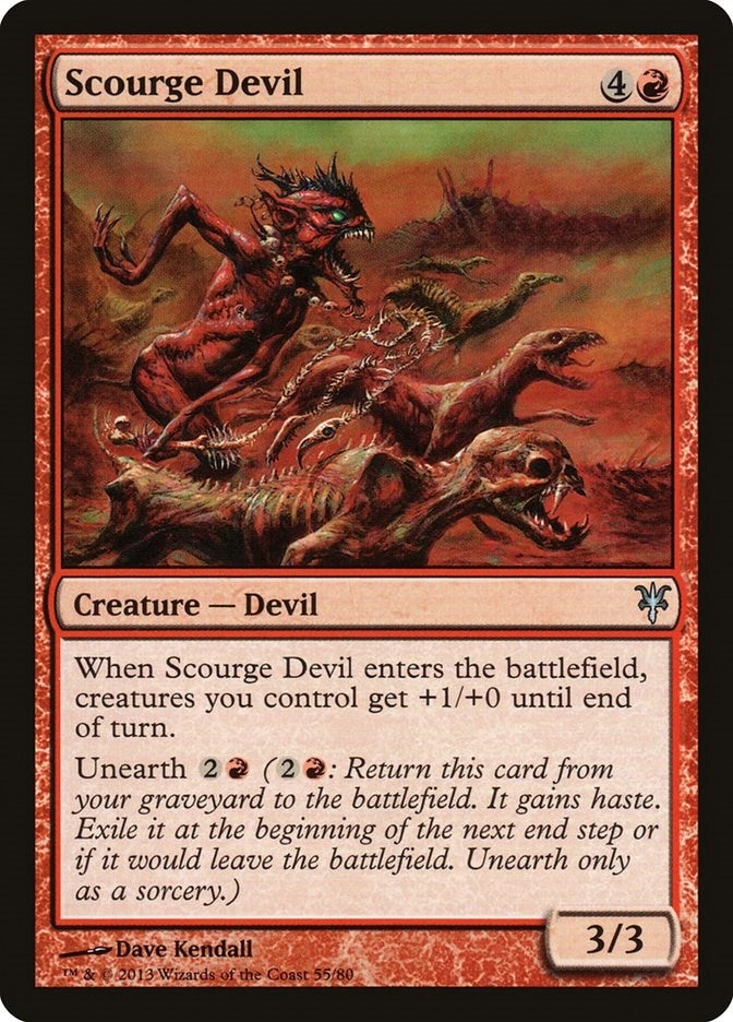 Image for Scourge Devil (55) (Duel Decks: Sorin vs. Tibalt) - Magic: The Gathering