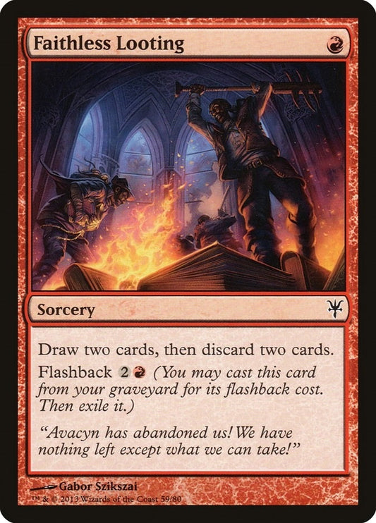 Image for Faithless Looting (59) (Duel Decks: Sorin vs. Tibalt) - Magic: The Gathering