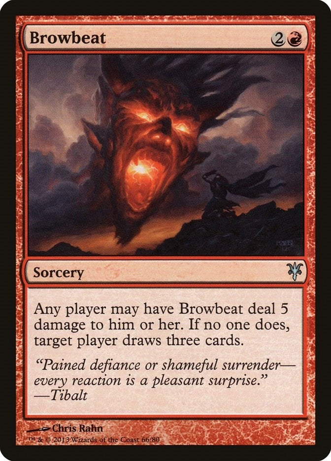 Image for Browbeat (66) (Duel Decks: Sorin vs. Tibalt) - Magic: The Gathering