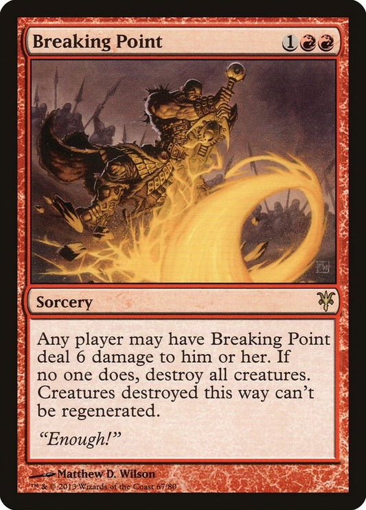 Image for Breaking Point (67) (Duel Decks: Sorin vs. Tibalt) - Magic: The Gathering