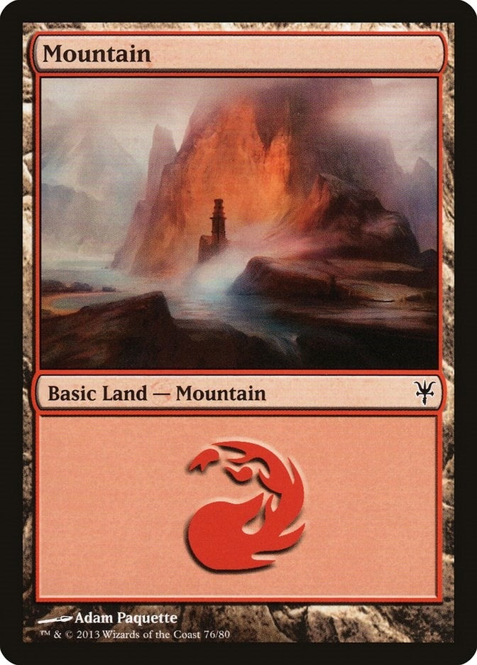 Image for Mountain (76) (76) (Duel Decks: Sorin vs. Tibalt) - Magic: The Gathering
