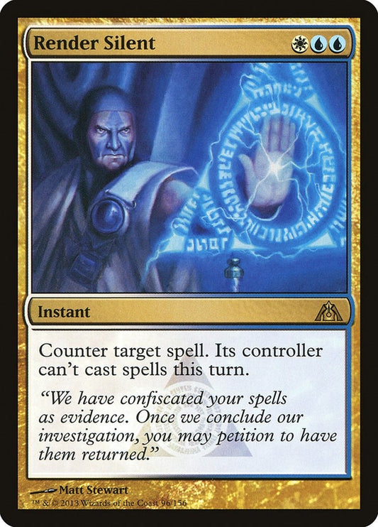 Image for Render Silent (96) (Dragon's Maze) - Magic: The Gathering
