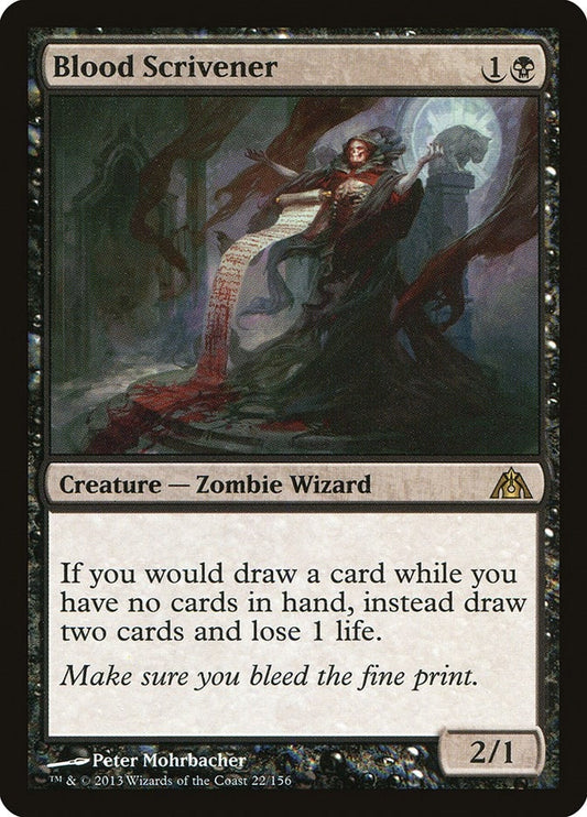 Image for Blood Scrivener (22) (Dragon's Maze) - Magic: The Gathering