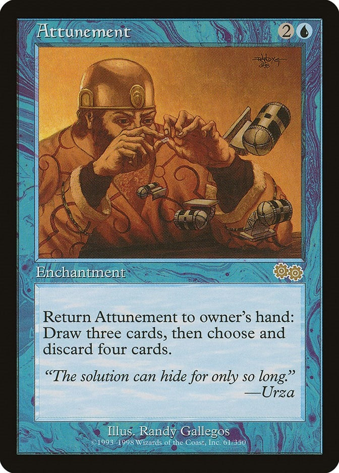 Image for Attunement (61) (Urza's Saga) - Magic: The Gathering
