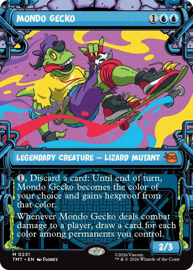 Image for Mondo Gecko (Showcase) (231) (Teenage Mutant Ninja Turtles) - Magic: The Gathering
