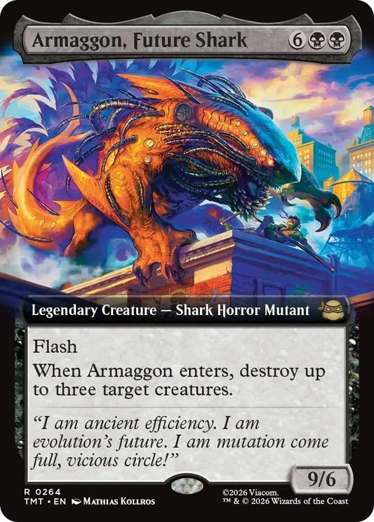 Image for Armaggon, Future Shark (Extended Art) (264) (Teenage Mutant Ninja Turtles) - Magic: The Gathering