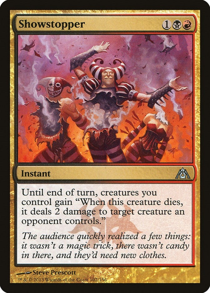 Image for Showstopper (102) (Dragon's Maze) - Magic: The Gathering