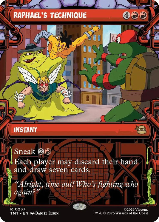 Image for Raphael's Technique (Showcase) (237) (Teenage Mutant Ninja Turtles) - Magic: The Gathering