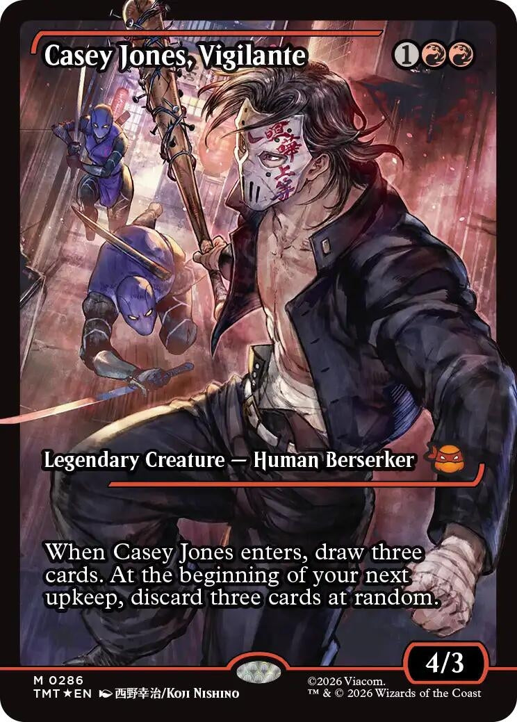 Image for Casey Jones, Vigilante (0286) (Showcase) (286) (Teenage Mutant Ninja Turtles) - Magic: The Gathering