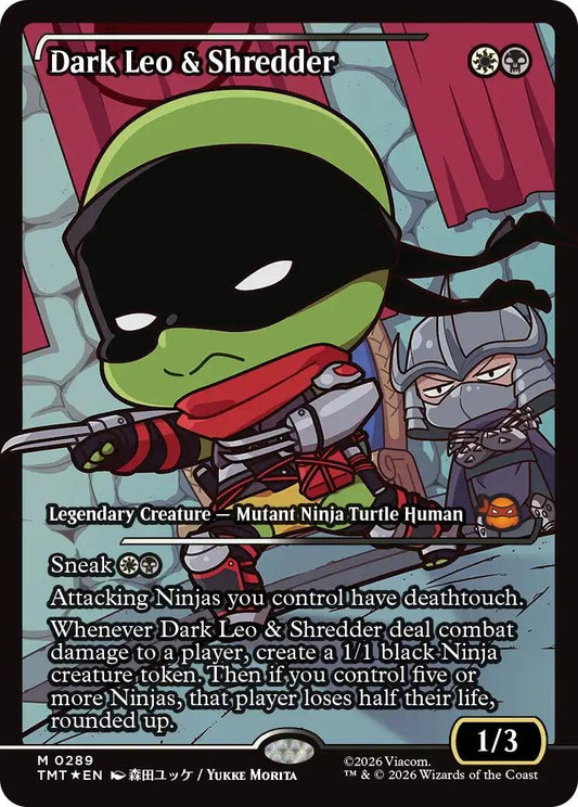 Image for Dark Leo & Shredder (Showcase) (289) (Teenage Mutant Ninja Turtles) - Magic: The Gathering