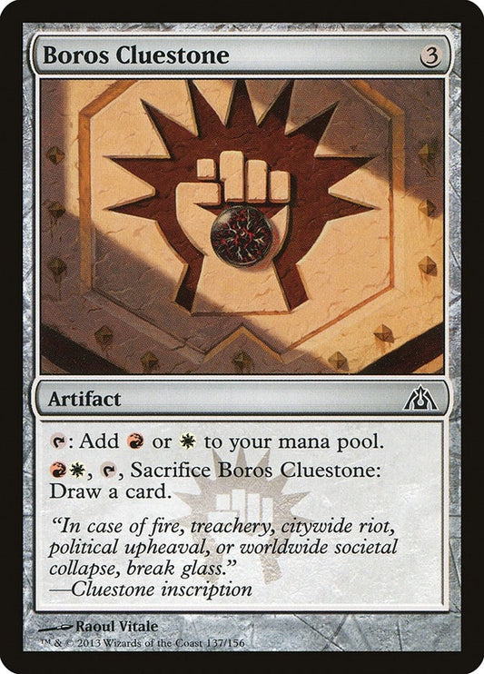 Image for Boros Cluestone (137) (Dragon's Maze) - Magic: The Gathering