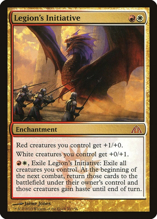 Image for Legion's Initiative (81) (Dragon's Maze) - Magic: The Gathering