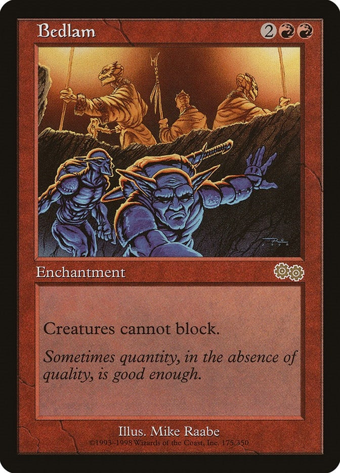 Image for Bedlam (175) (Urza's Saga) - Magic: The Gathering