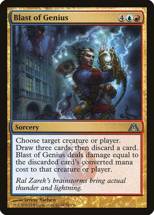 Image for Blast of Genius (55) (Dragon's Maze) - Magic: The Gathering