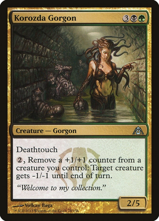 Image for Korozda Gorgon (78) (Dragon's Maze) - Magic: The Gathering