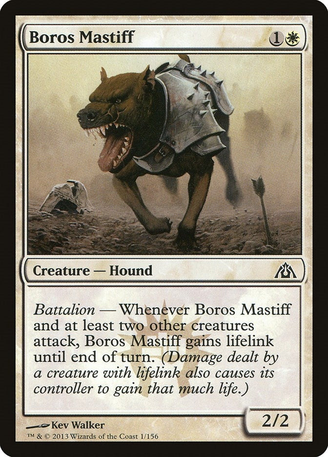 Image for Boros Mastiff (1) (Dragon's Maze) - Magic: The Gathering