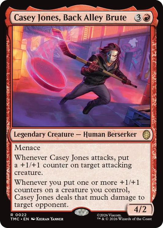 Image for Casey Jones, Back Alley Brute (22) (Teenage Mutant Ninja Turtles) - Magic: The Gathering