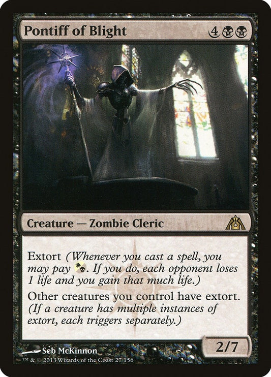Image for Pontiff of Blight (27) (Dragon's Maze) - Magic: The Gathering