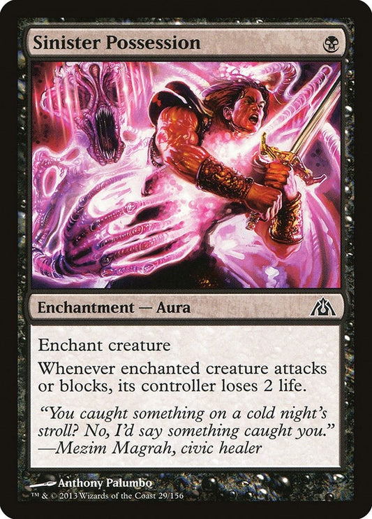 Image for Sinister Possession (29) (Dragon's Maze) - Magic: The Gathering