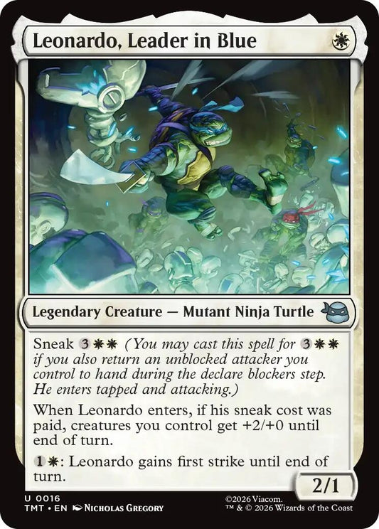 Image for Leonardo, Leader in Blue (16) (Teenage Mutant Ninja Turtles) - Magic: The Gathering