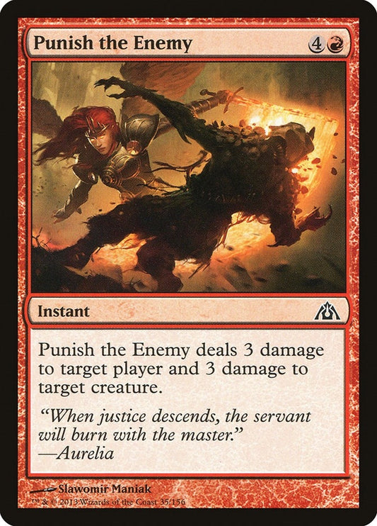 Image for Punish the Enemy (35) (Dragon's Maze) - Magic: The Gathering