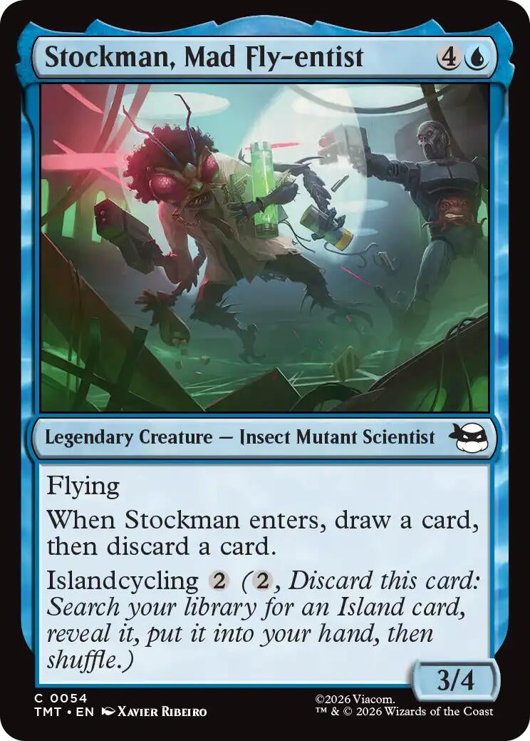 Image for Stockman, Mad Fly-entist (54) (Teenage Mutant Ninja Turtles) - Magic: The Gathering