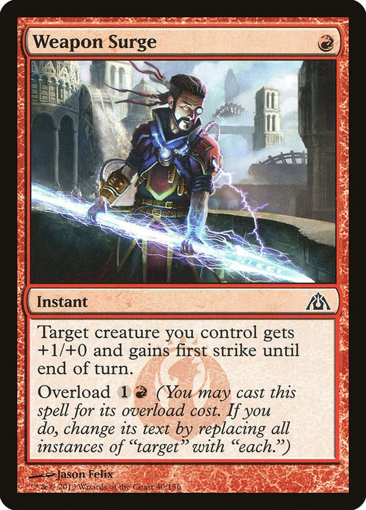 Image for Weapon Surge (40) (Dragon's Maze) - Magic: The Gathering