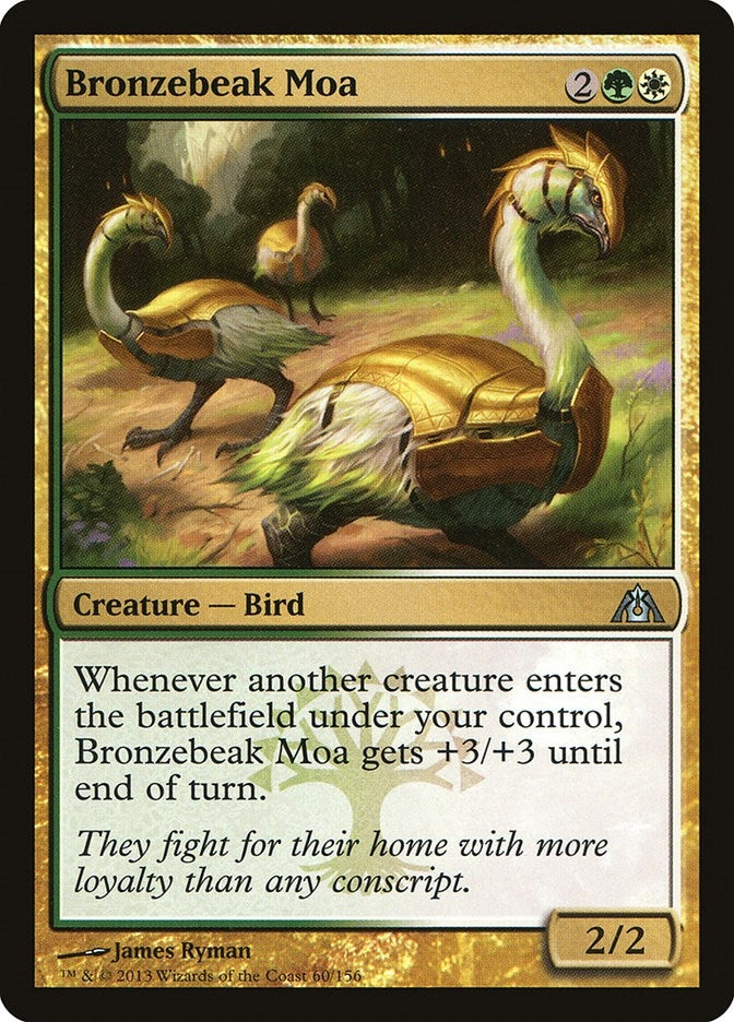 Image for Bronzebeak Moa (60) (Dragon's Maze) - Magic: The Gathering