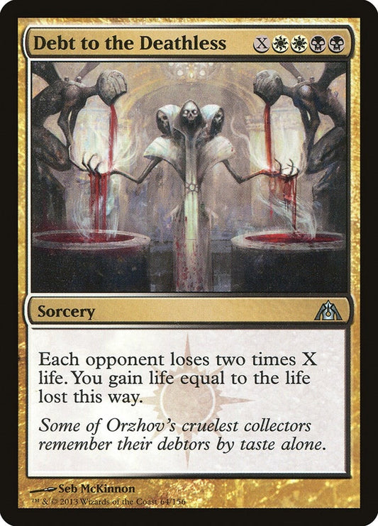Image for Debt to the Deathless (64) (Dragon's Maze) - Magic: The Gathering