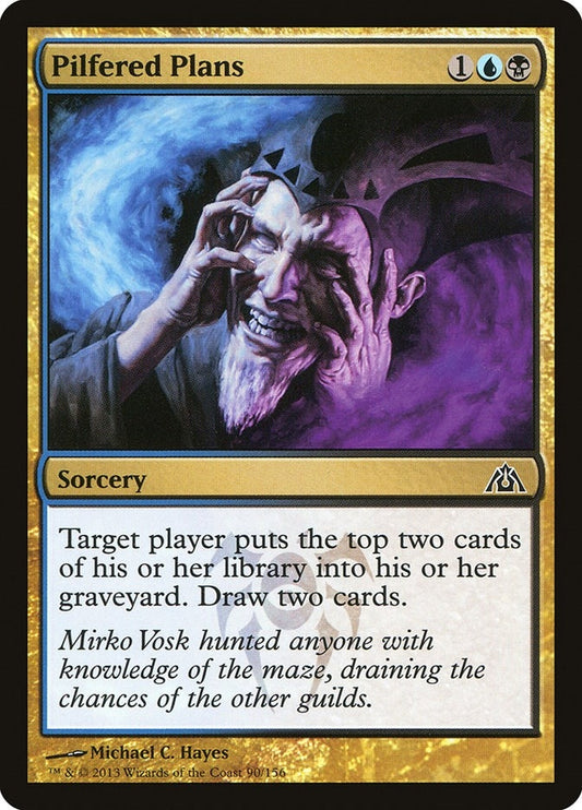 Image for Pilfered Plans (90) (Dragon's Maze) - Magic: The Gathering