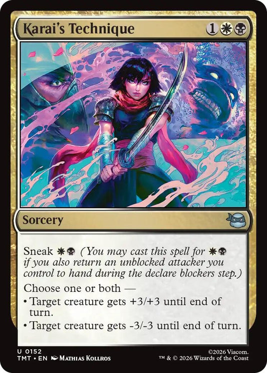 Image for Karai's Technique (152) (Teenage Mutant Ninja Turtles) - Magic: The Gathering