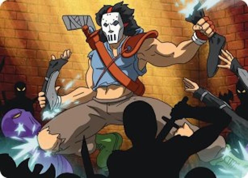 Image for Casey Jones, Vigilante Art Card (28) (Teenage Mutant Ninja Turtles) - Magic: The Gathering