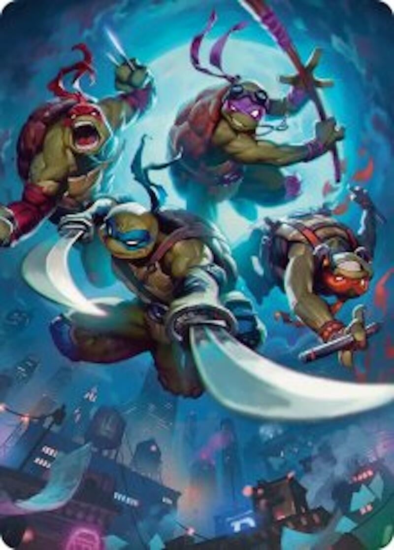 Image for Heroes in a Half Shell Art Card (41) (Teenage Mutant Ninja Turtles) - Magic: The Gathering