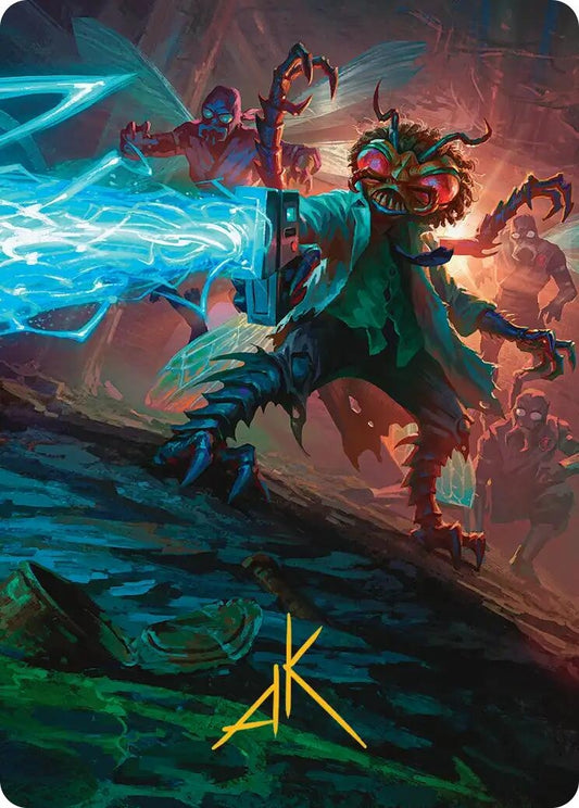 Image for Baxter, Exzzperimental Zzientist Art Card (Gold-Stamped Signature) (51) (Teenage Mutant Ninja Turtles) - Magic: The Gathering