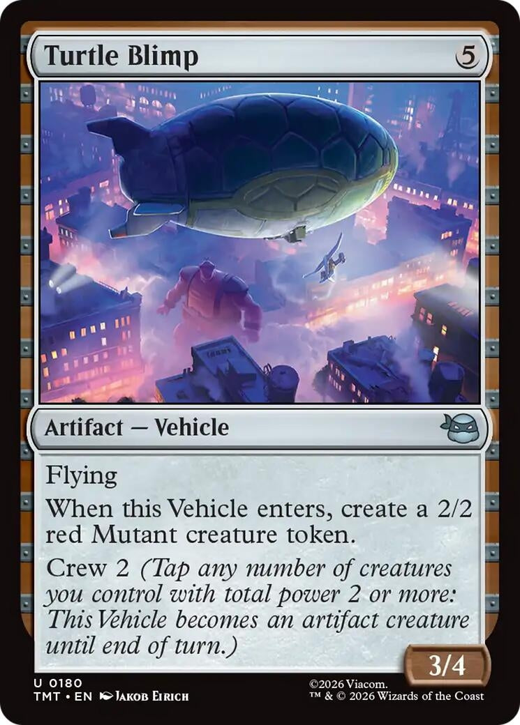Image for Turtle Blimp (180) (Teenage Mutant Ninja Turtles) - Magic: The Gathering