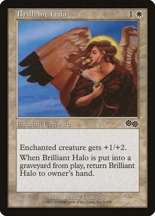 Image for Brilliant Halo (5) (Urza's Saga) - Magic: The Gathering