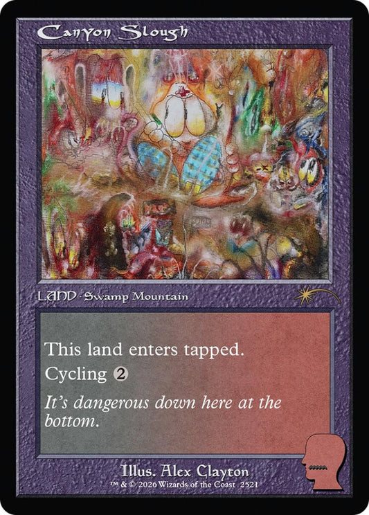 Image for Canyon Slough (2521) (Secret Lair Drop Series) - Magic: The Gathering