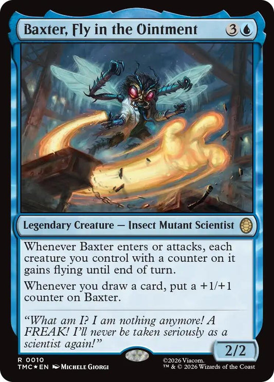 Image for Baxter, Fly in the Ointment (Surge Foil) (10) (Teenage Mutant Ninja Turtles) - Magic: The Gathering