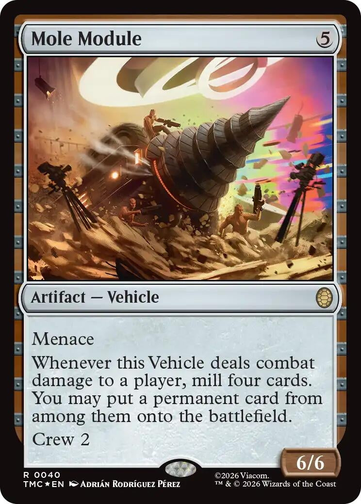 Image for Mole Module (Surge Foil) (40) (Teenage Mutant Ninja Turtles) - Magic: The Gathering