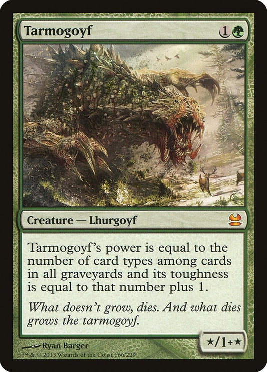 Image for Tarmogoyf (166) (Modern Masters) - Magic: The Gathering
