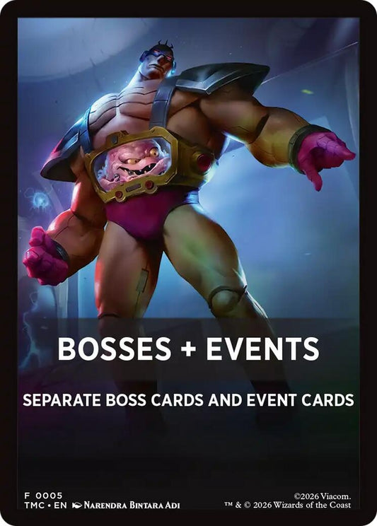 Image for Bosses + Events (5) (Teenage Mutant Ninja Turtles) - Magic: The Gathering