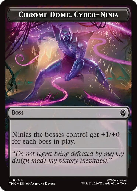 Image for Chrome Dome, Cyber-Ninja (6) (Teenage Mutant Ninja Turtles) - Magic: The Gathering