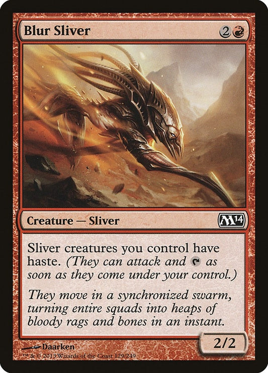 Image for Blur Sliver (129) (Magic 2014 (M14)) - Magic: The Gathering