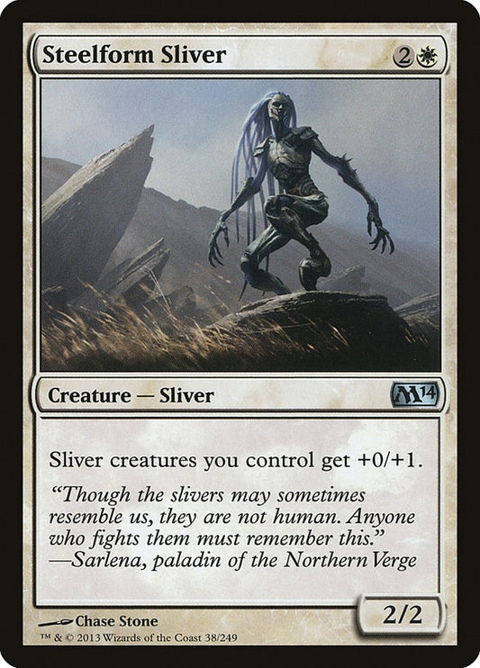 Image for Steelform Sliver (38) (Magic 2014 (M14)) - Magic: The Gathering
