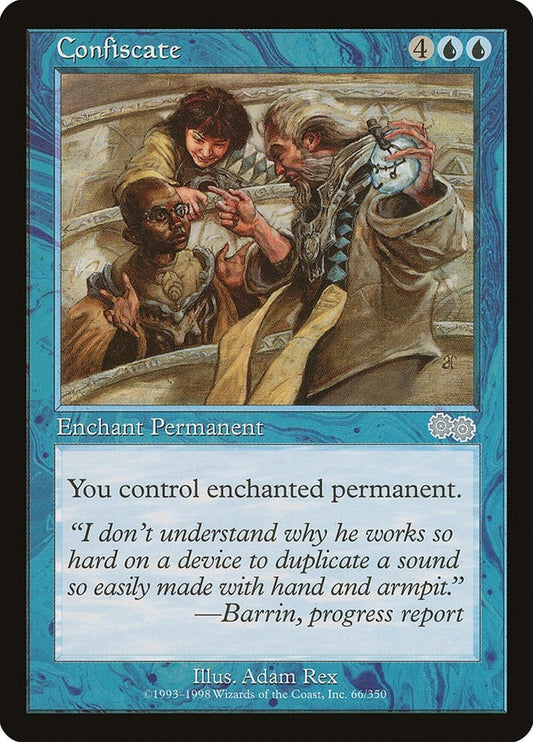Image for Confiscate (66) (Urza's Saga) - Magic: The Gathering