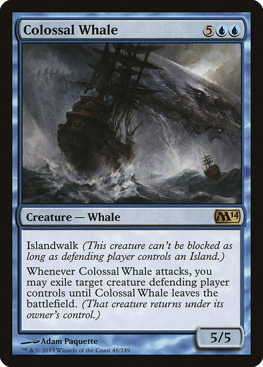 Image for Colossal Whale (48) (Magic 2014 (M14)) - Magic: The Gathering