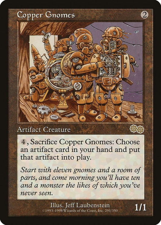 Image for Copper Gnomes (291) (Urza's Saga) - Magic: The Gathering